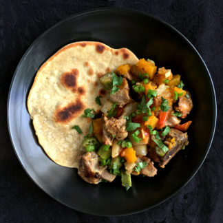 Baamiye Suqaar (Somali Lamb Stew with Okra)