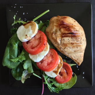 Balsamic Chicken with Insalata Caprese
