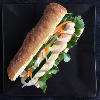 Bành Mí with Lemongrass Egg