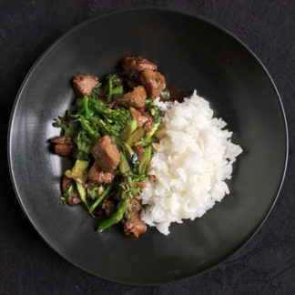 "Beef" with 3 Kinds of Broccoli