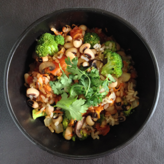 Black-Eyed Pea Veggie Bowl