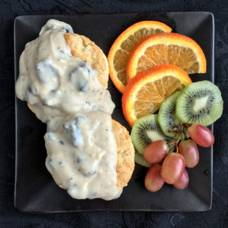 Buttermilk Biscuits and Mushroom Gravy