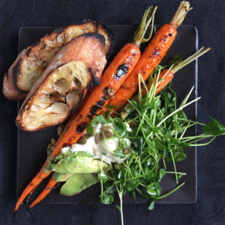 Carrot and Avocado Salad with Crunchy Seeds