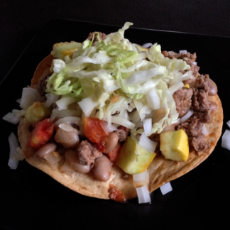 Chipotle Beef Tostadas