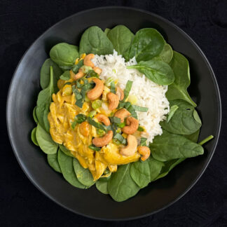 Curried Chicken Salad Rice Bowl