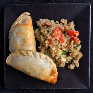 Chicken Empanadas and Quinoa Salad