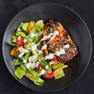 Everything-Bagel Crusted Salmon