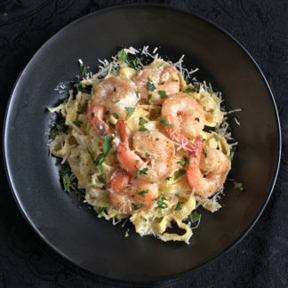 Shrimp Fettuccine Alfredo