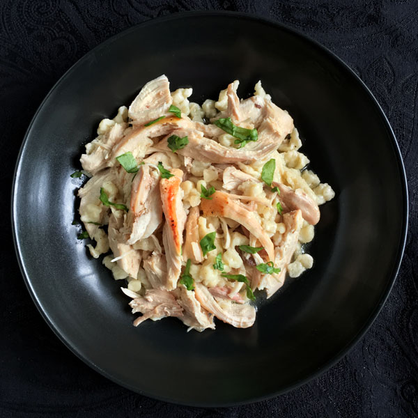 German Butter Chicken and Spaetzle