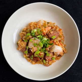 One-Pot Jambalaya with Shrimp and Sausage