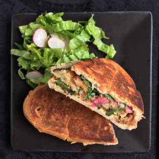 Mexican Fried Eggplant Tortas