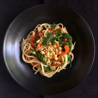 Peanut Udon Noodles