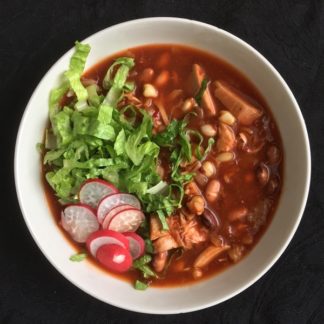 Vegetarian Pozole (Mexican Hominy Soup)