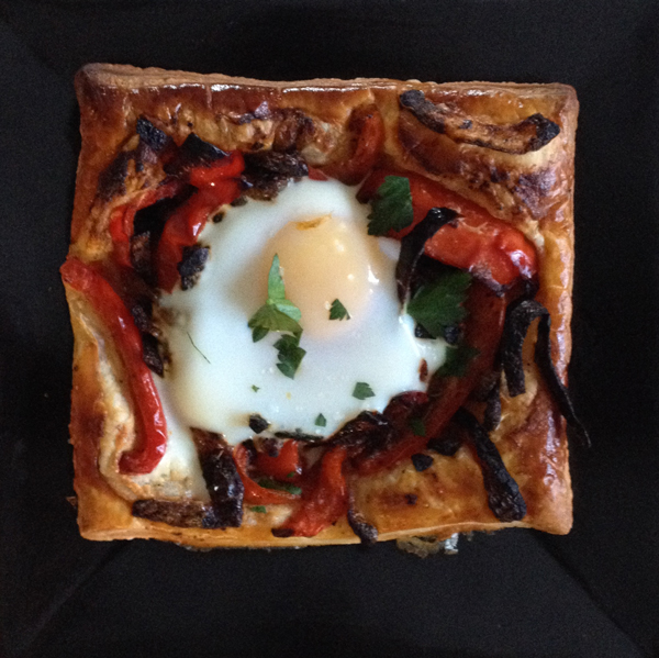 Red Pepper and Egg Galettes