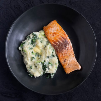 Salmon with Colcannon