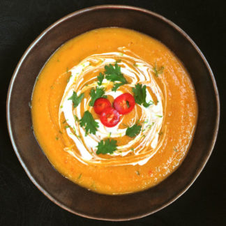 Sweet Potato and Jalapeño Bisque