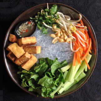 Vietnamese Rice Noodle Salad with Tofu