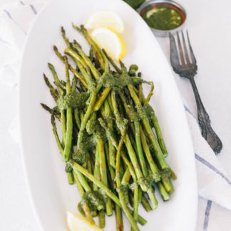 Pesto-Roasted Asparagus