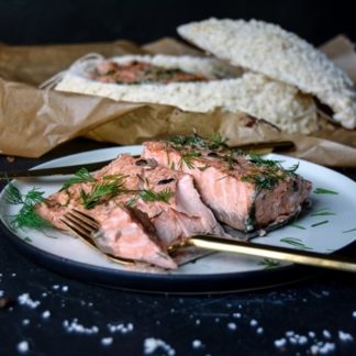 Salt-Baked Salmon